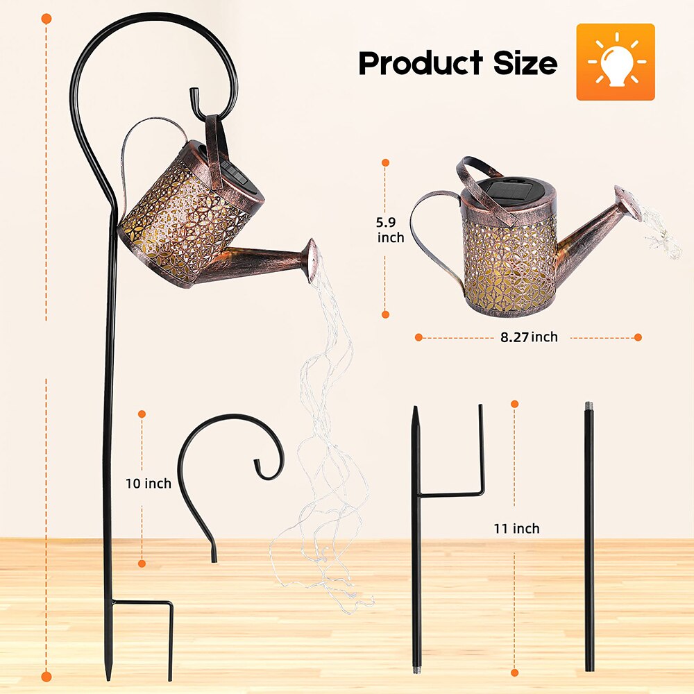 Solar Powered Outdoor Patio Lamp
