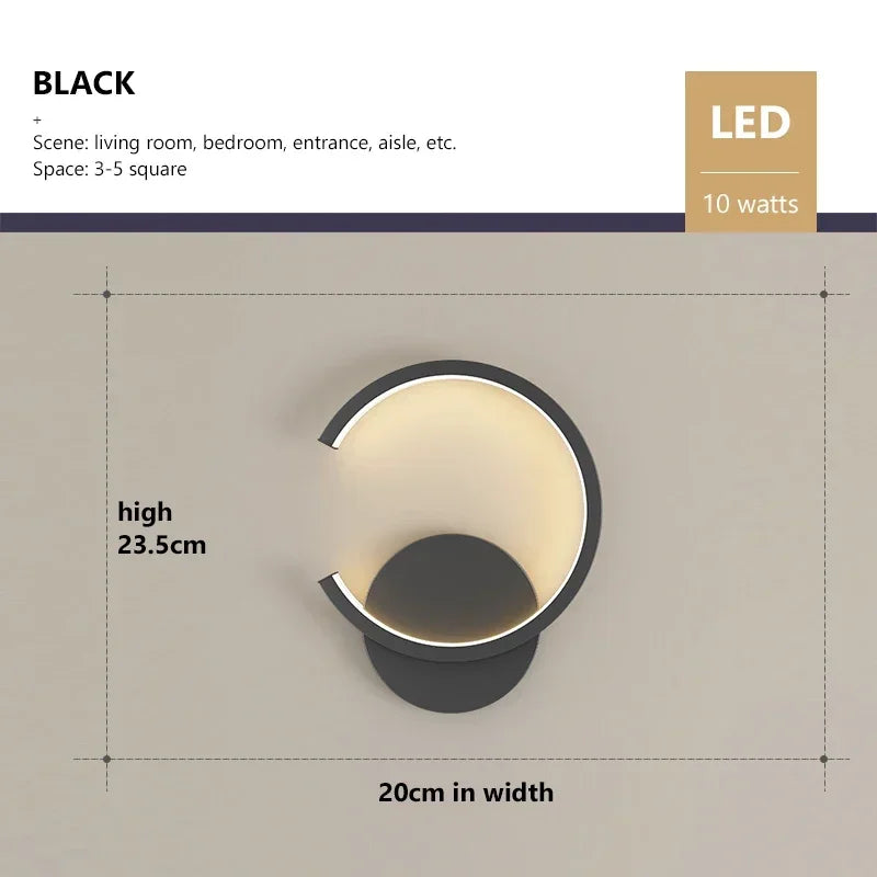 Simple LED Wall Light – Contemporary Up Down Lighting
