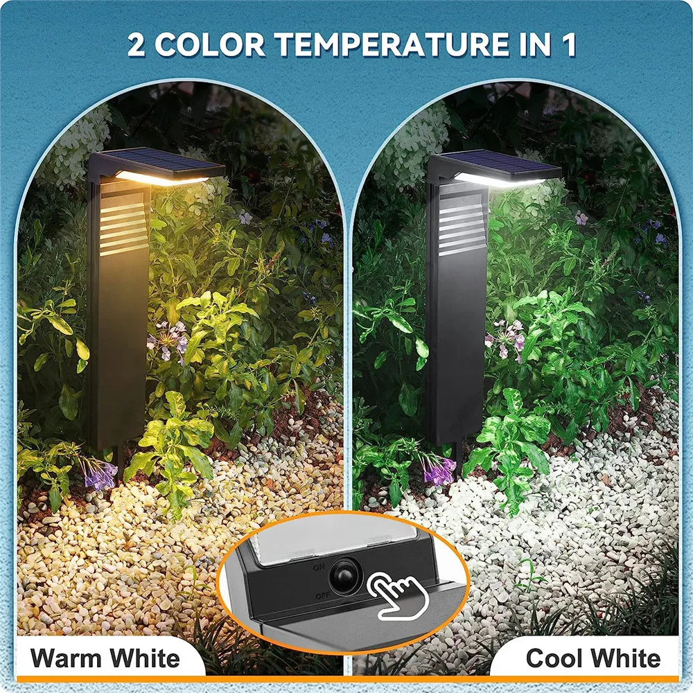 Solar Powered Garden Path Lights