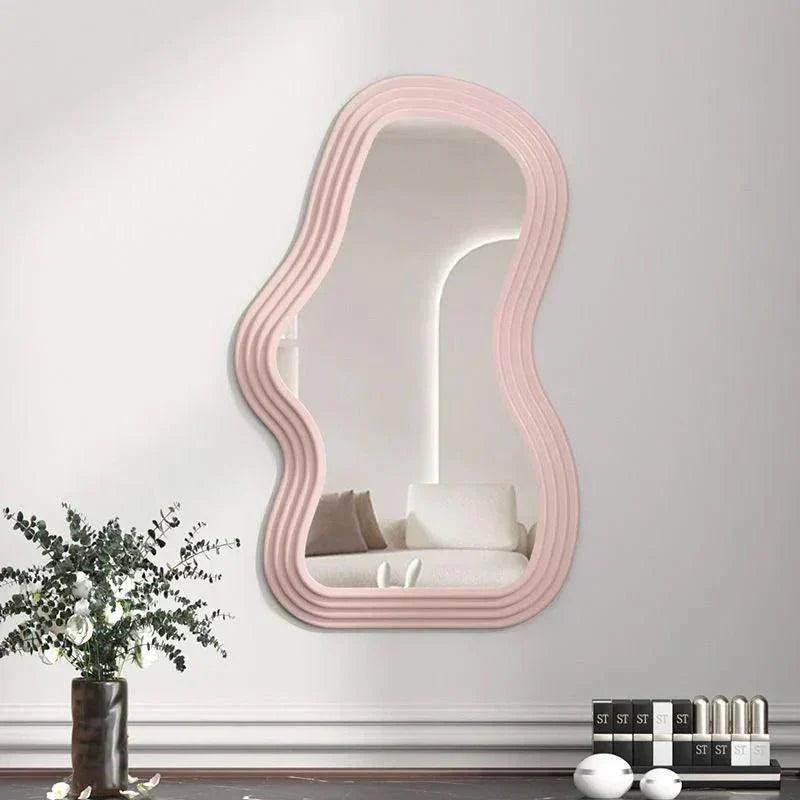 Round Cloud Wall Mirror for Home Decor