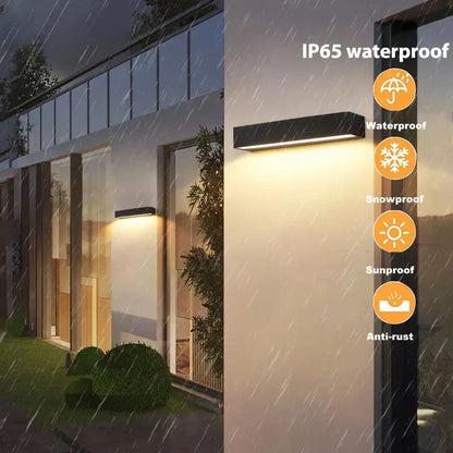 Bright Outdoor Solar Powered Garden Lamp LED