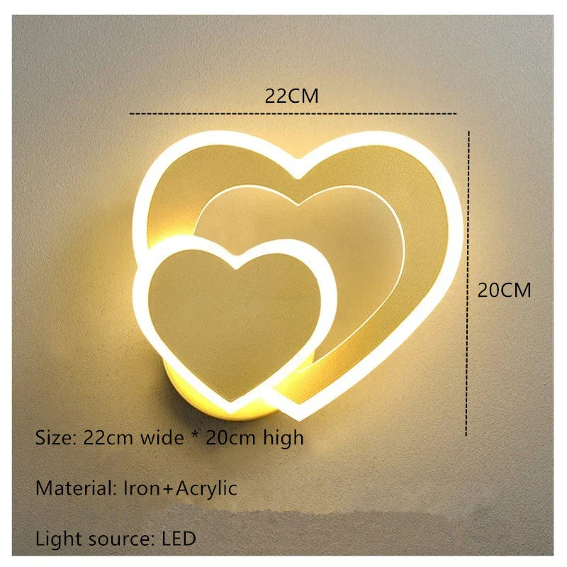 Romantic LED Love Wall Light
