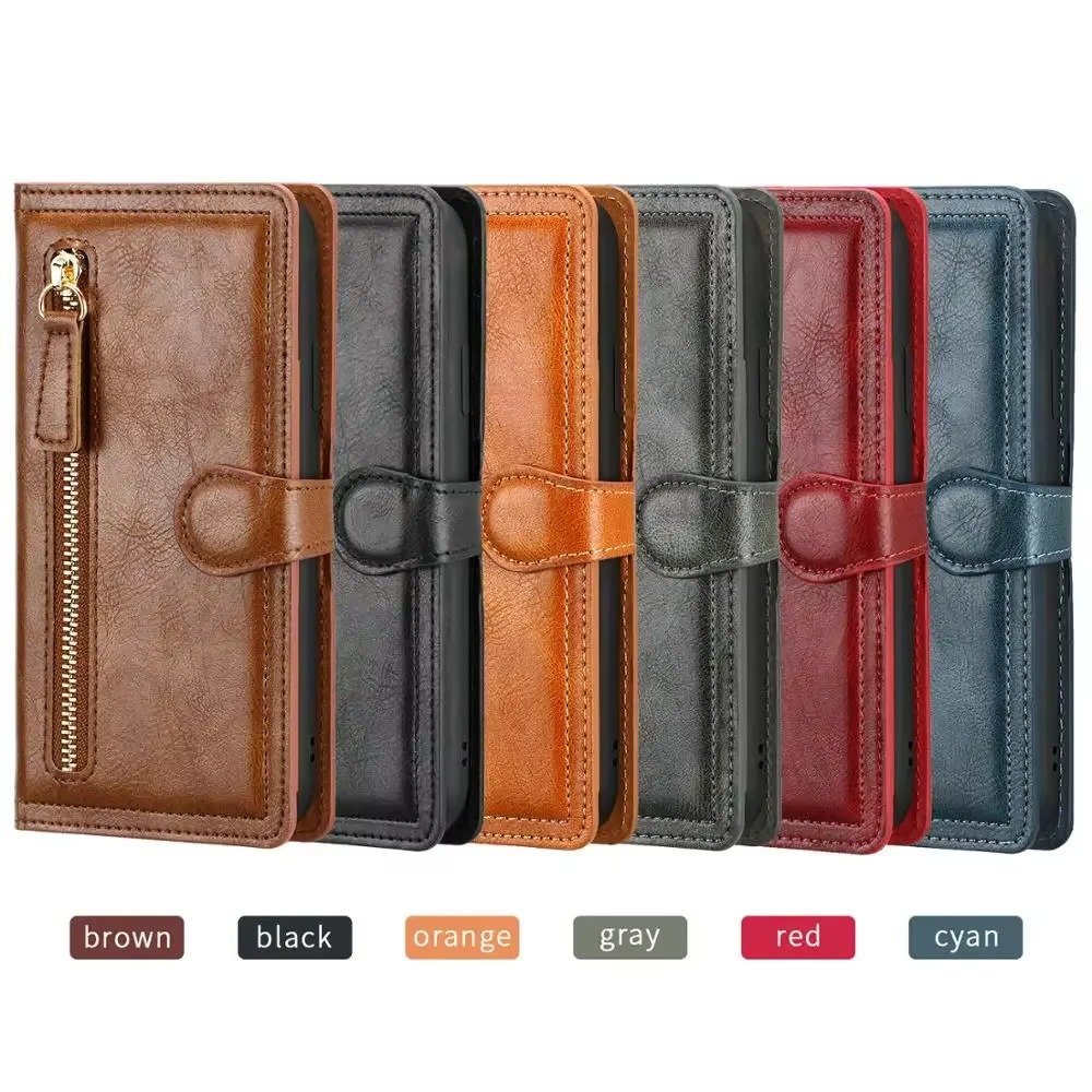 Luxury Leather iPhone Flip Phone Case Wallet - Cofik