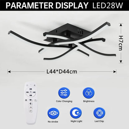 Stylish LED Light Fixture for Home Ceiling