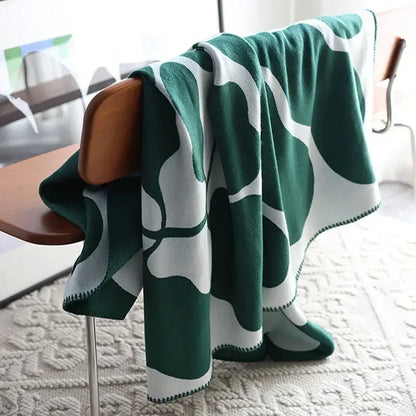 Plush Faux Cashmere Nordic Throw Blanket