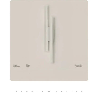 Slim LED Wall Light Fixture for Bedroom and Hallway