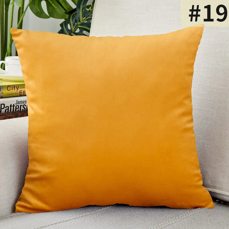 Soft Plush Pillow Cover for Home Decor