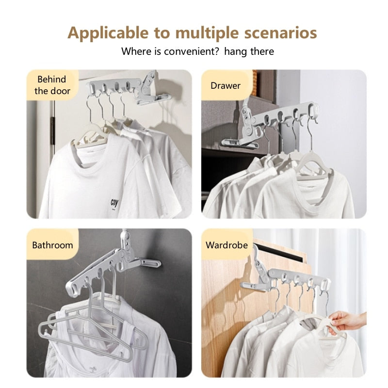 Portable Folding Closet Hanging Organizer