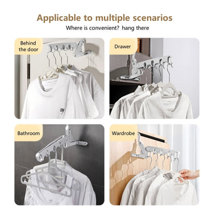 Portable Folding Closet Hanging Organizer