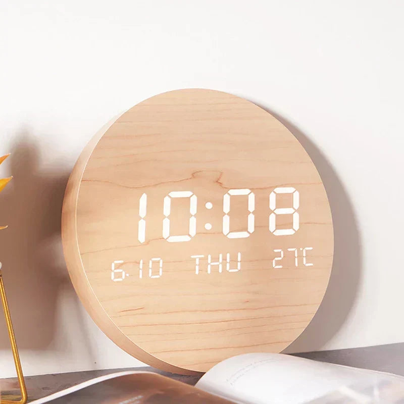 Green Energy LED Desk Clock