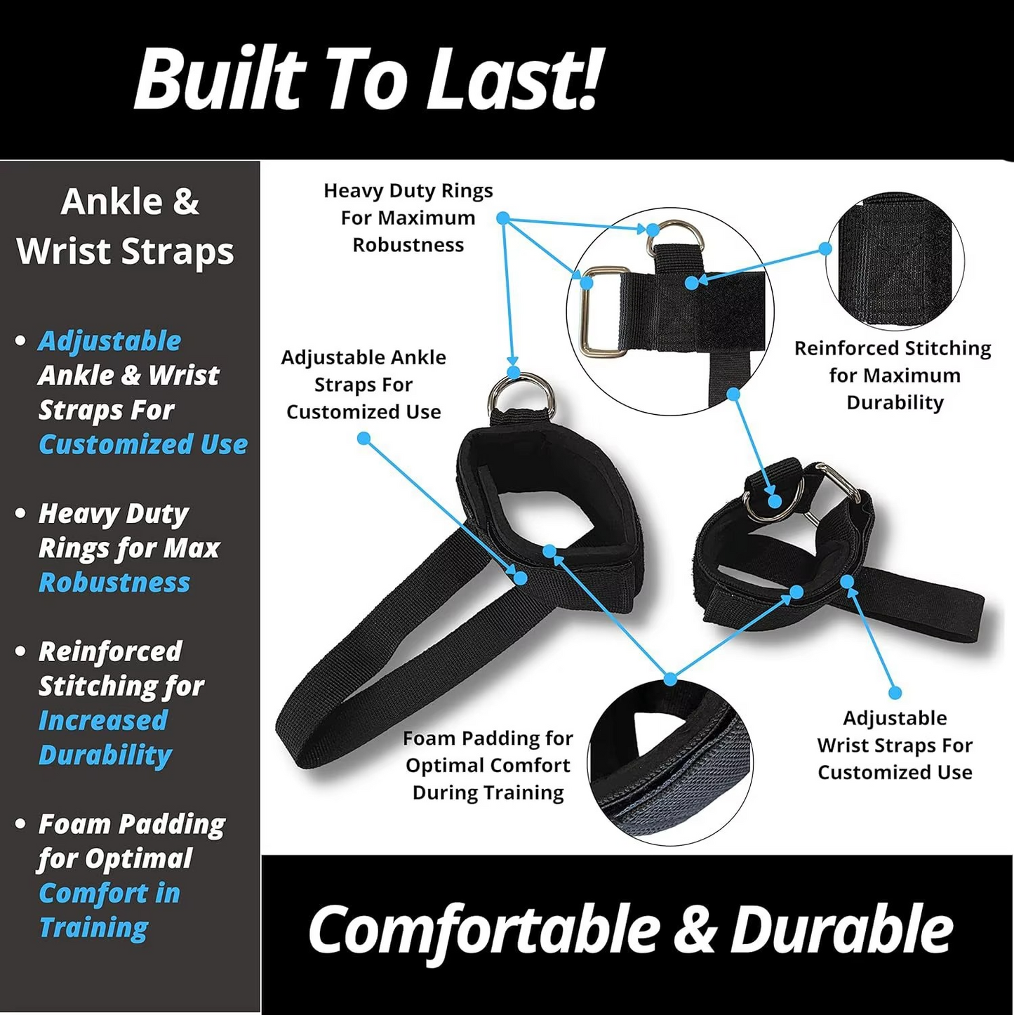 Home Gym Workout Resistance Band Set