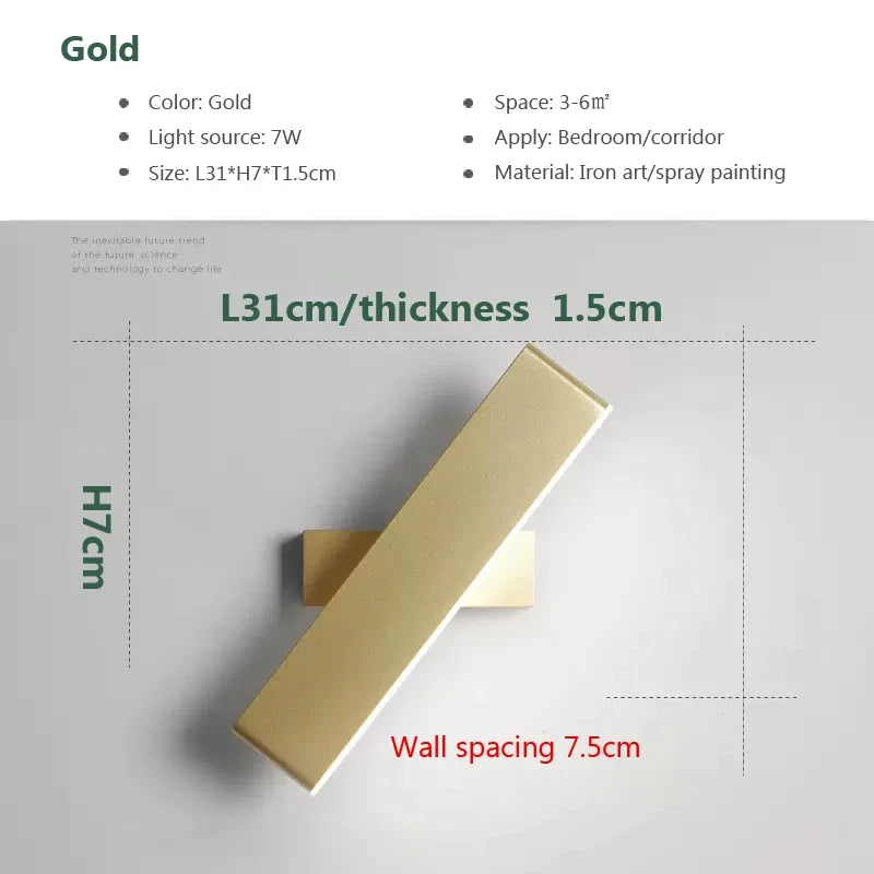 Contemporary Adjustable LED Wall Light