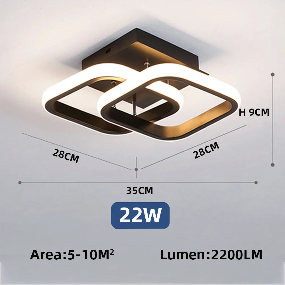 Bright LED Ceiling Light Fixture for Home Decor