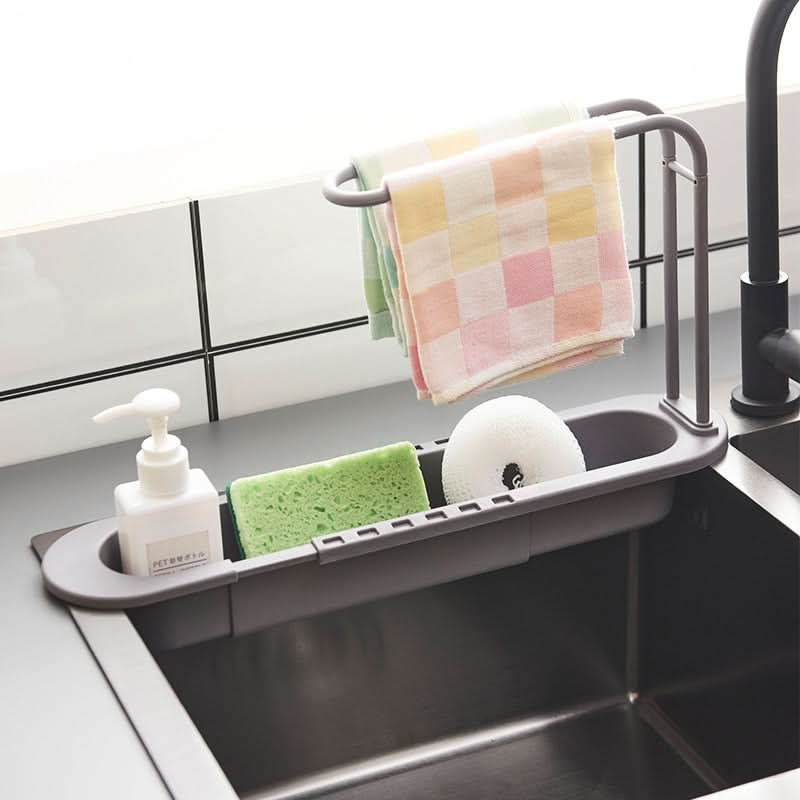 Space Saving Kitchen Sink Caddy with Tray - Cofik