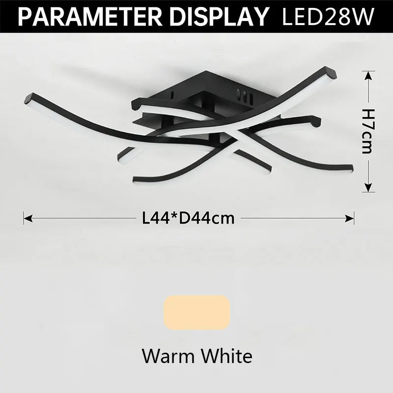 Stylish LED Light Fixture for Home Ceiling