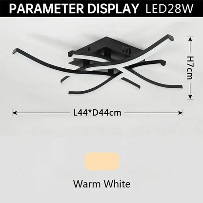 Stylish LED Light Fixture for Home Ceiling