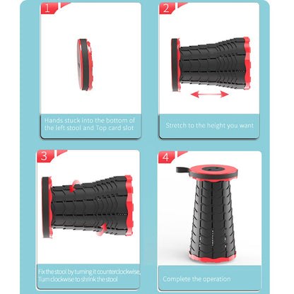 Portable Folding Stool for Crutches