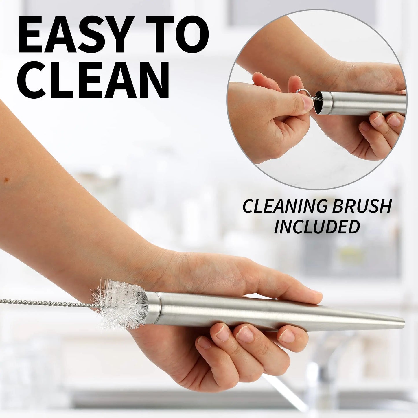 Easy Meat Injector with 2 Needles & Cleaning Tool