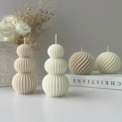 Unique Fragrant Candle Golf Ball Shape Home Decor