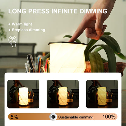 Soft Foldable Dimmable Paper Lamp