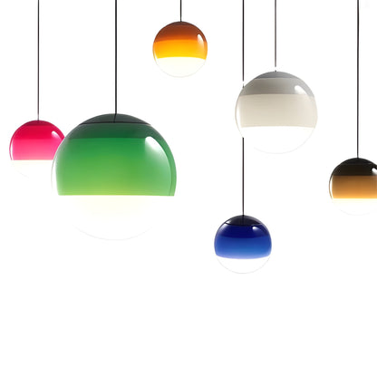 Colorful Round LED Pendant Light
