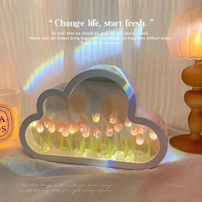 Colorful Floral LED Night Lamp