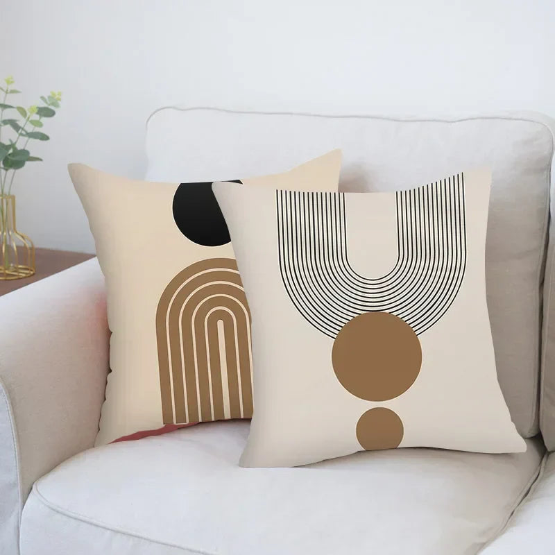 Stylish Geometric Pattern Pillow Cover - Cofik
