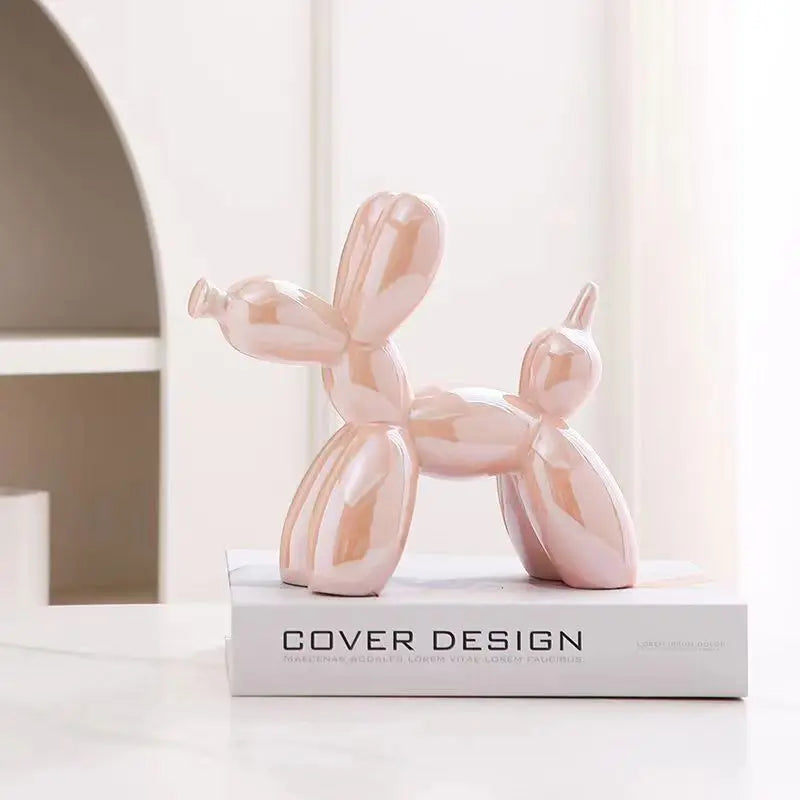 Cute Balloon Dog Figurine Decoration