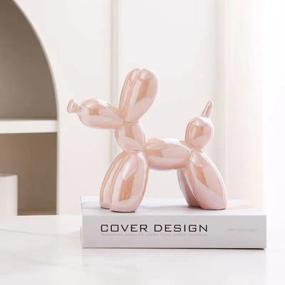 Cute Balloon Dog Figurine Decoration