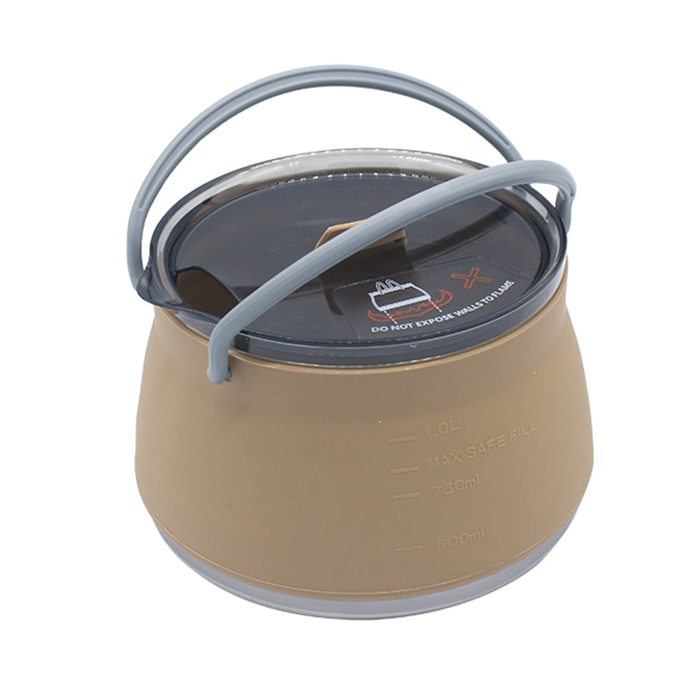 Portable Folding Camping Tea Kettle - Cofik