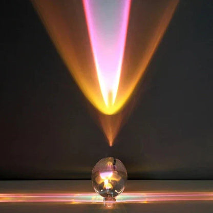 Colorful Glass Desk Table Lamp