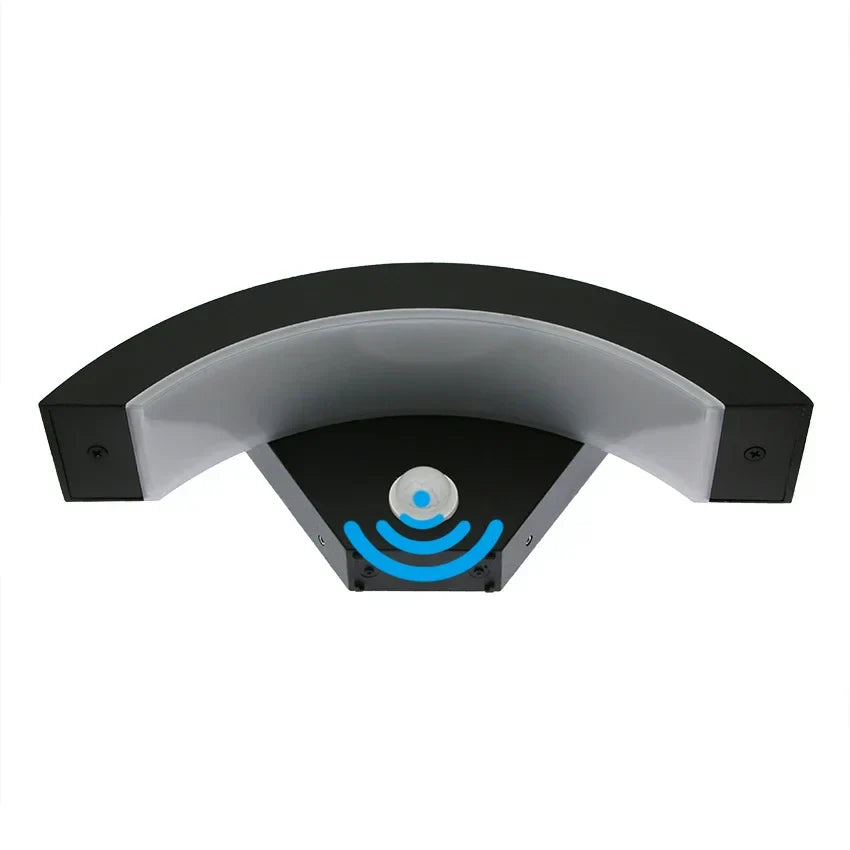 Bright Outdoor Security Wall Lamp with Motion Detector