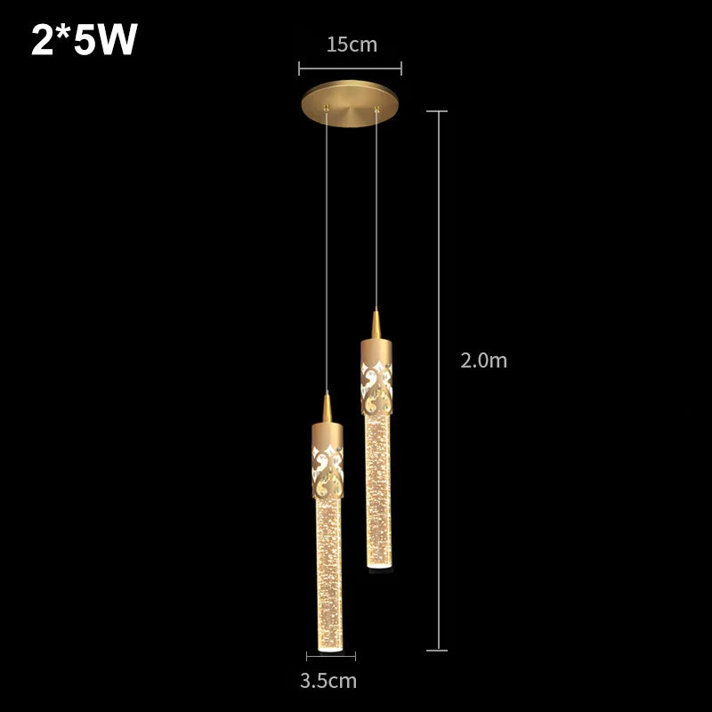 Luxurious Crystal Droplet Chandelier