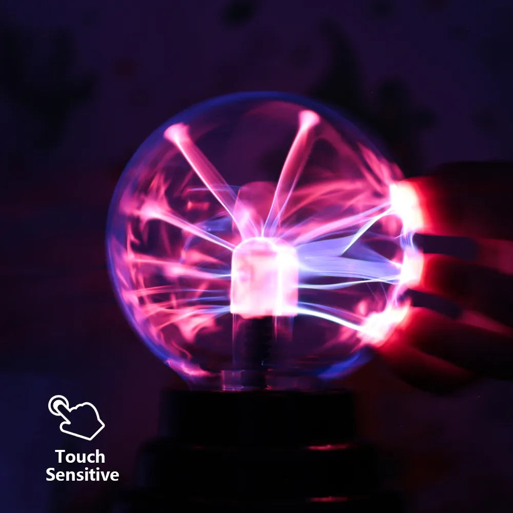 Sleek High Tech Plasma Table Lamp