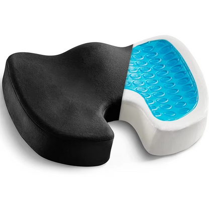 Comfort Gel Cushion with Memory Foam and Grip Base - Cofik
