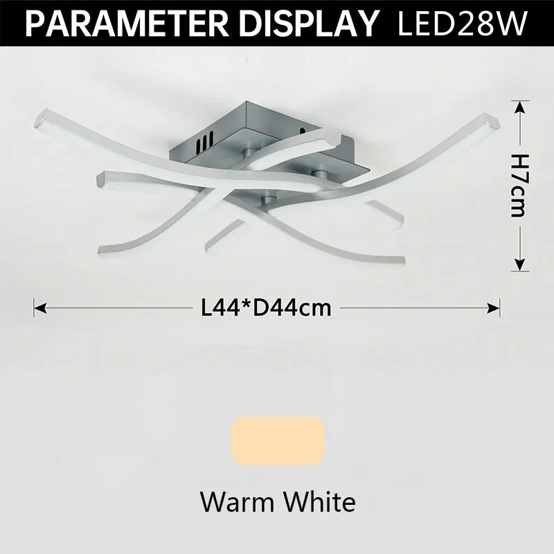 Stylish LED Light Fixture for Home Ceiling