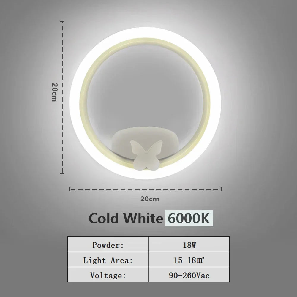 Stylish LED Wall Light - Versatile 3 Color Adjustable Lamp