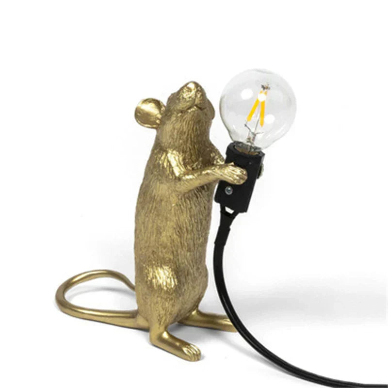 Fun Animal LED Desk Lamps: Cute Cat, Rat, Squirrel Night Lights