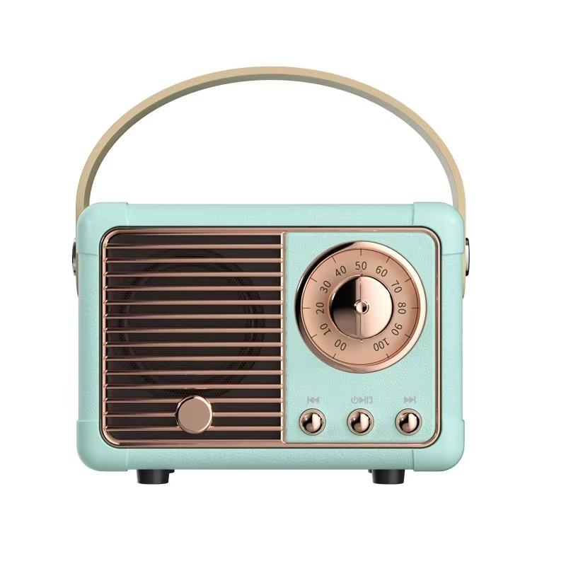 Classic Retro Bluetooth Speaker with Deep Bass