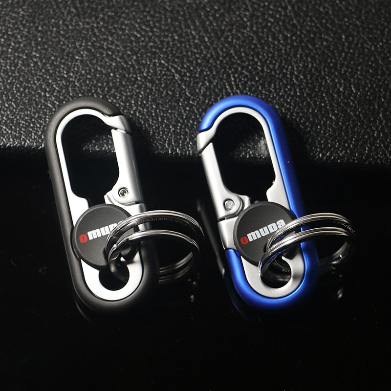 Durable Metal Dual Ring Key Holder Chain