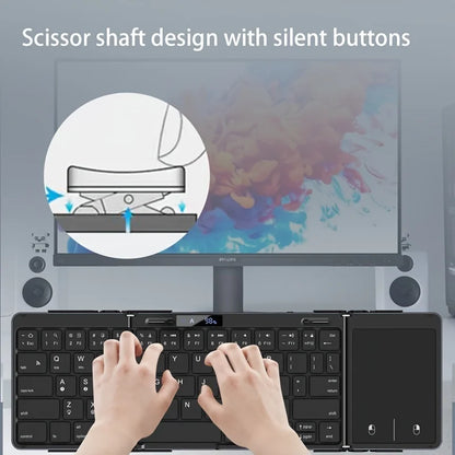 Portable Compact Wireless Backlit Travel Keyboard