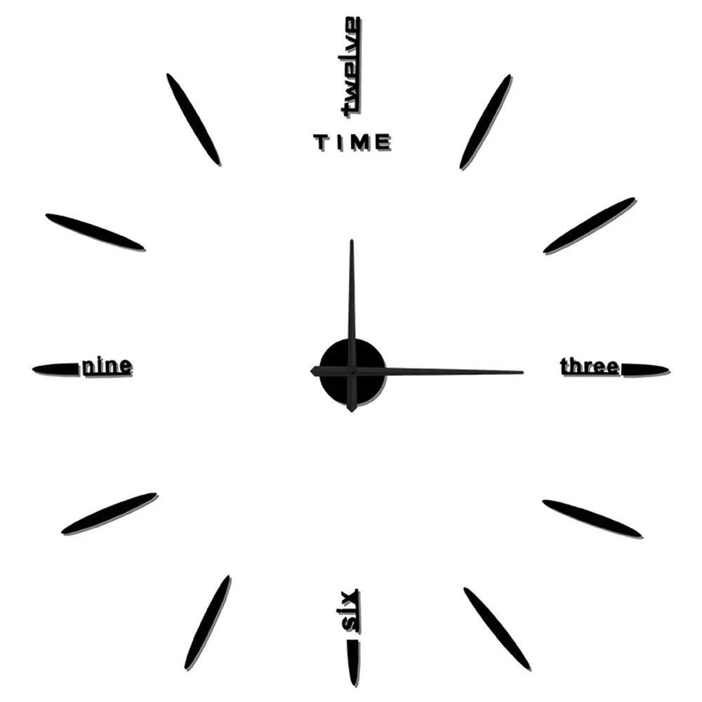 Modern Big Designer Acrylic Wall Clock
