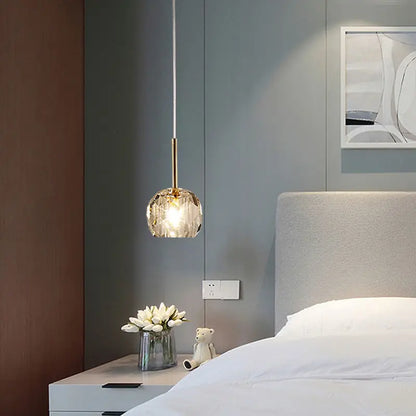 Compact Elegant LED Crystal Ceiling Light Fixture