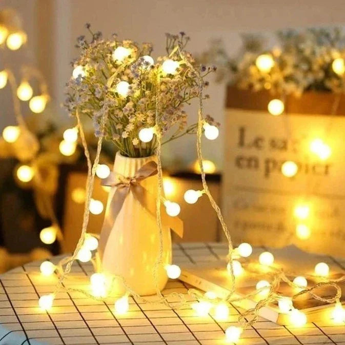 Warm White Fairy Lights 20ft Outdoor Indoor Decor