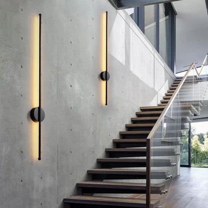 Modern Black Indoor LED Wall Lamp