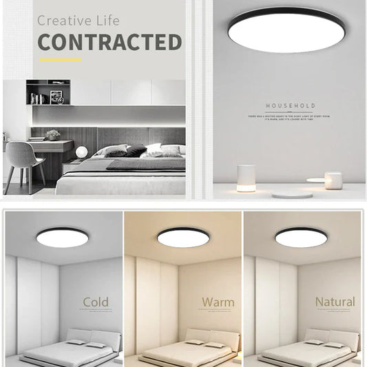 Bright Round LED Ceiling Light 18-72W - Cofik