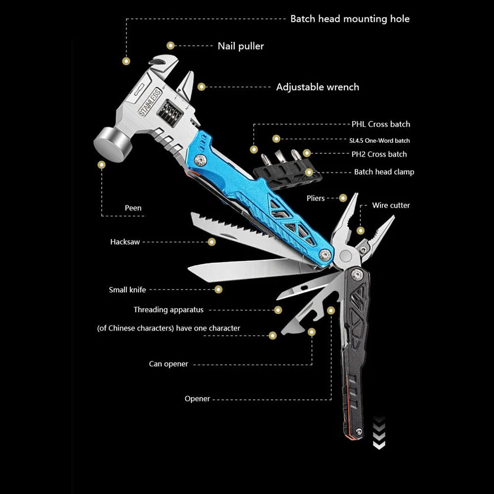 Handy 3-in-1 Wrench Pliers Tool Set