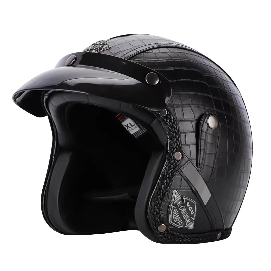 Classic Open Face Motorcycle Helmet Kael
