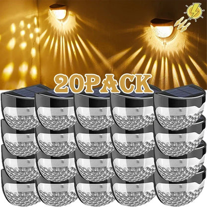 Durable Solar Powered Garden Wall Light