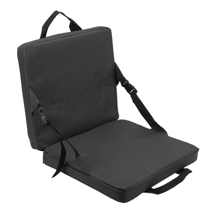 Portable Folding Chair with Back Support and Cushion